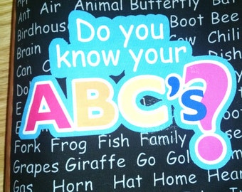 Do You Know the ABC's?   Cloth Book   BK150080