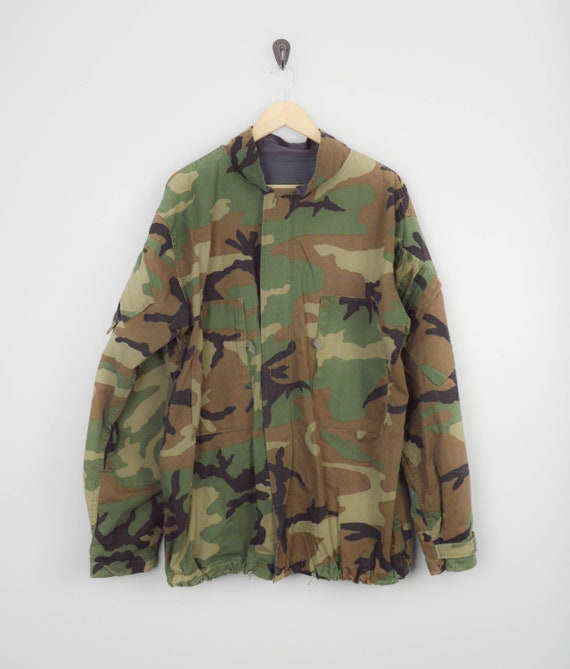 Vintage Military Jacket Large, Vintage Military Cloth… - Gem