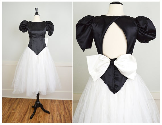 Vintage Tulle Prom Dress