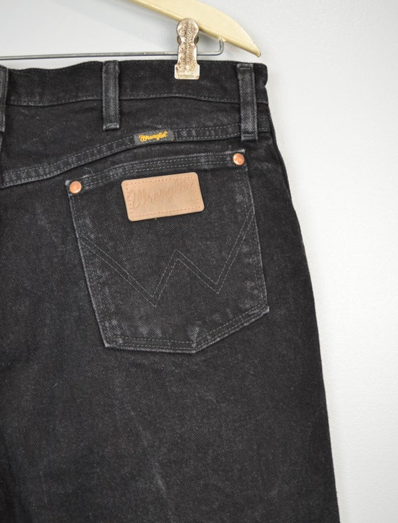 Black Wrangler Jeans 35, Black Wranglers Jeans, B… - image 7