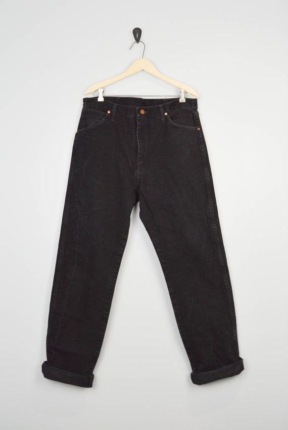 Black Wrangler Jeans 35, Black Wranglers Jeans, B… - image 2