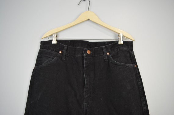 Black Wrangler Jeans 35, Black Wranglers Jeans, B… - image 4