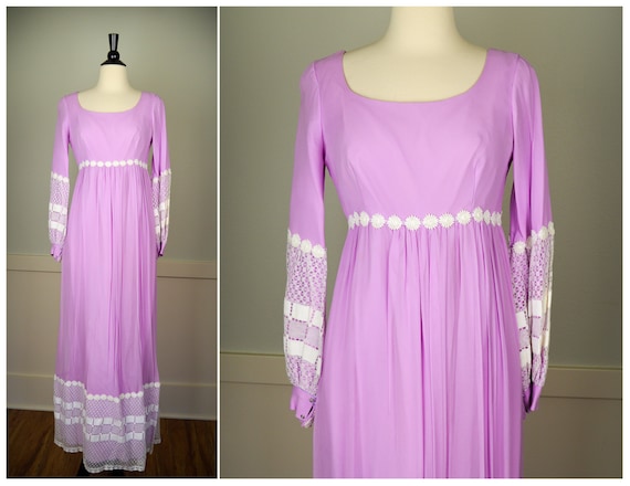 Hippie Dress, Vintage Clothing, 70s Clothing, Fest