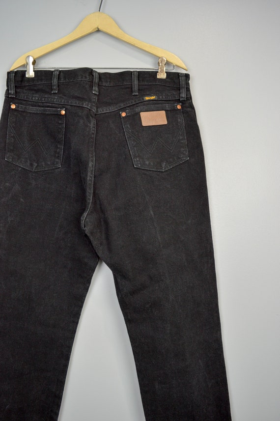 Black Wrangler Jeans 35, Black Wranglers Jeans, B… - image 6