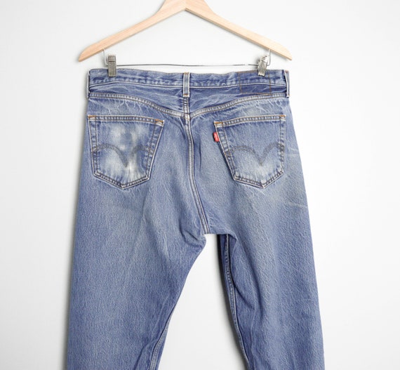 Vintage Distressed 501 Levis Jeans 34, Vintage Clo