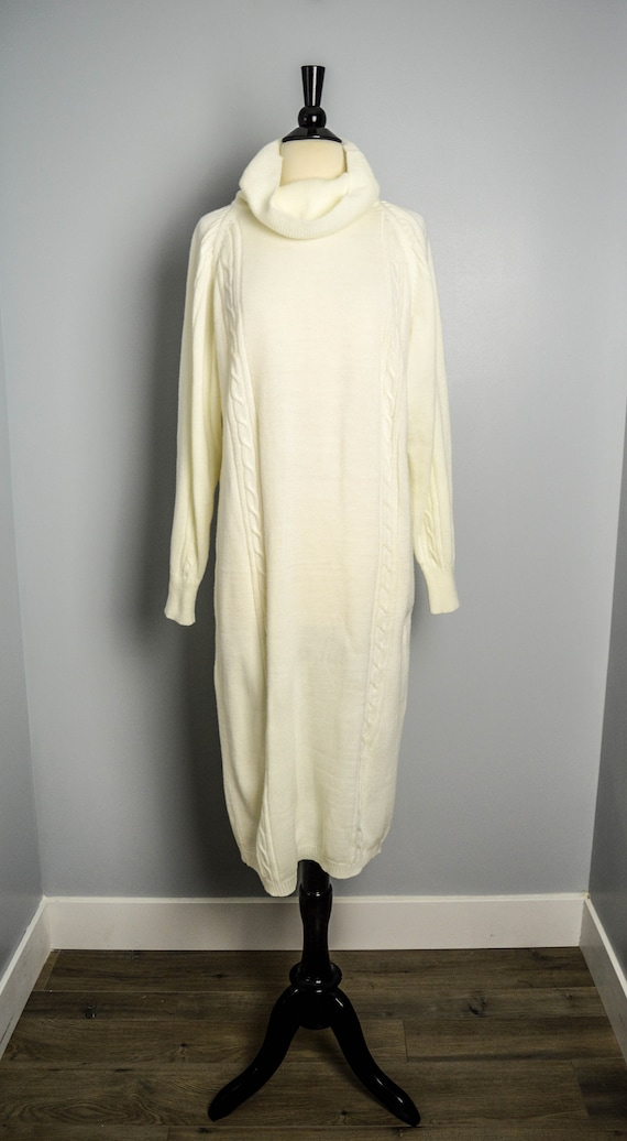 80s Sweater Dress Medium, 80s Clothing, Vintage Cl