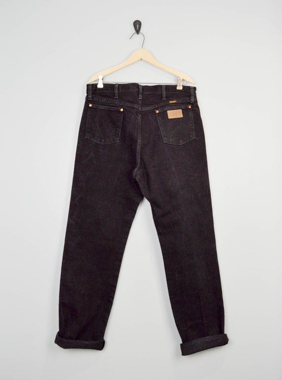 Black Wrangler Jeans 35, Black Wranglers Jeans, B… - image 5