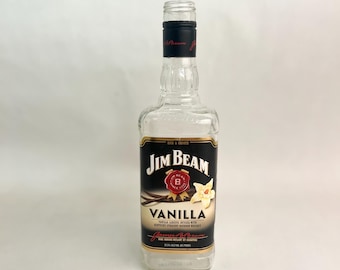 Garrafa de vinho vazia -- Jim Beam Baunilha 750ml