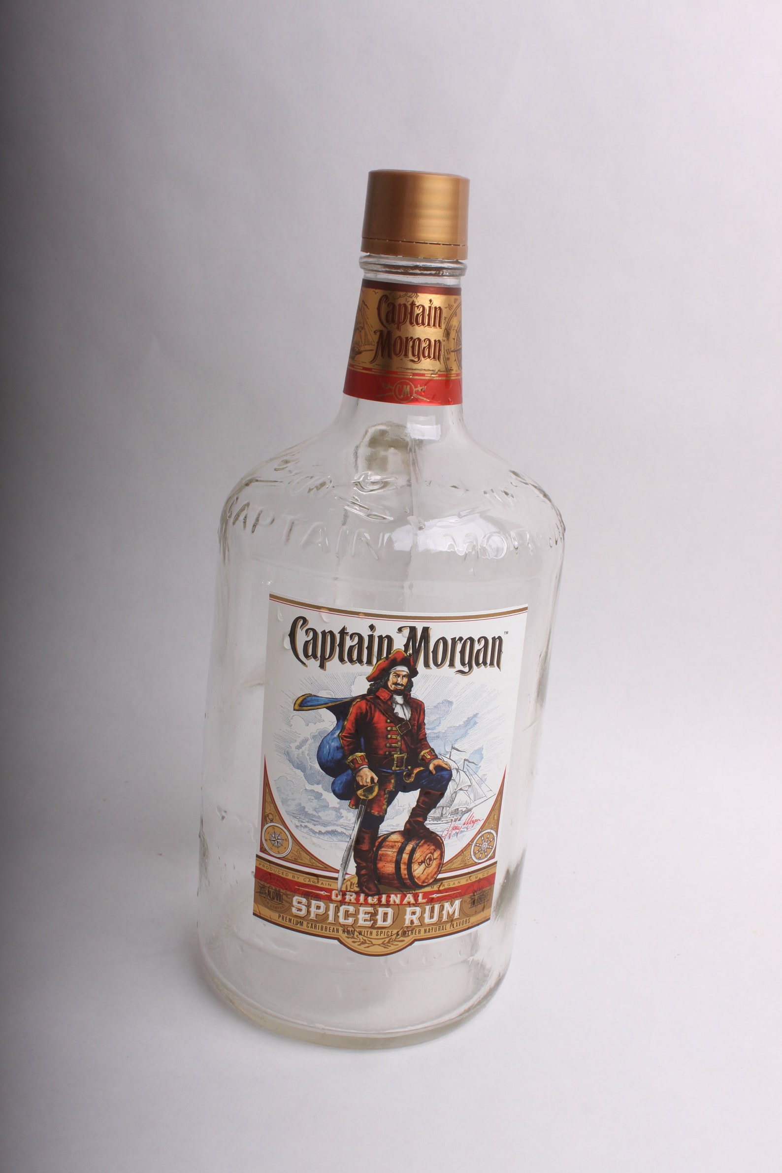 Empty Liquor Bottle Captain Handle BIG Bottle Etsy India