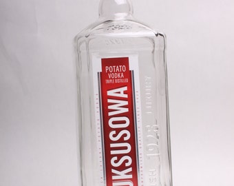 Empty Liquor Bottle --  Luksusowa 1.75 L