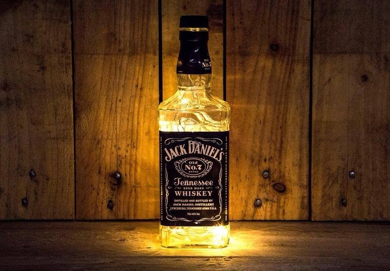 Empty Liquor Bottle Jack Daniels Whiskey 750 ml Etsy