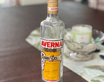 Garrafa vazia - Averna, garrafa de 750 ml