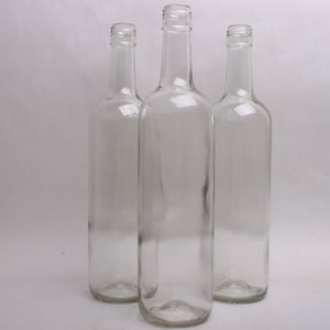 Clear Empty Wine Bottles for any Quantity image 1