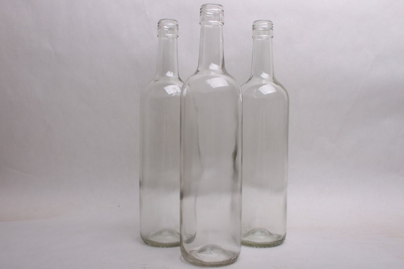 Clear Empty Wine Bottles for Any Quantity Etsy