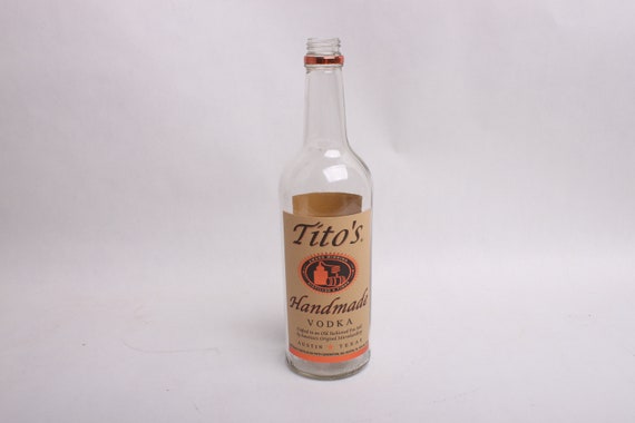 Empty Tito S Bottle 750 Ml Etsy