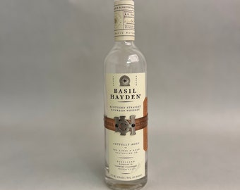 Empty Liquor Bottle --  Basil Hayden 375ml