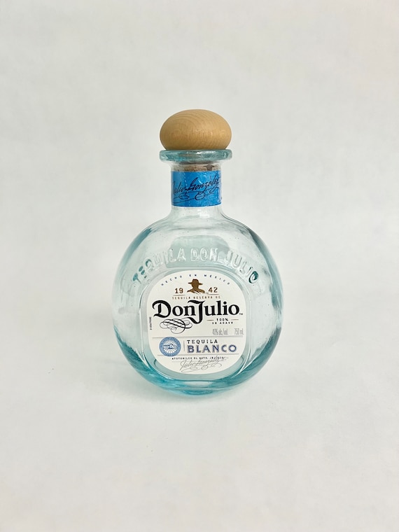 Don Julio 375 ml empty bottle with cork top