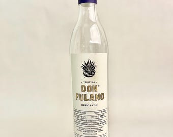 Empty Liquor Bottle -- Don Fulano Tequila 750 ml
