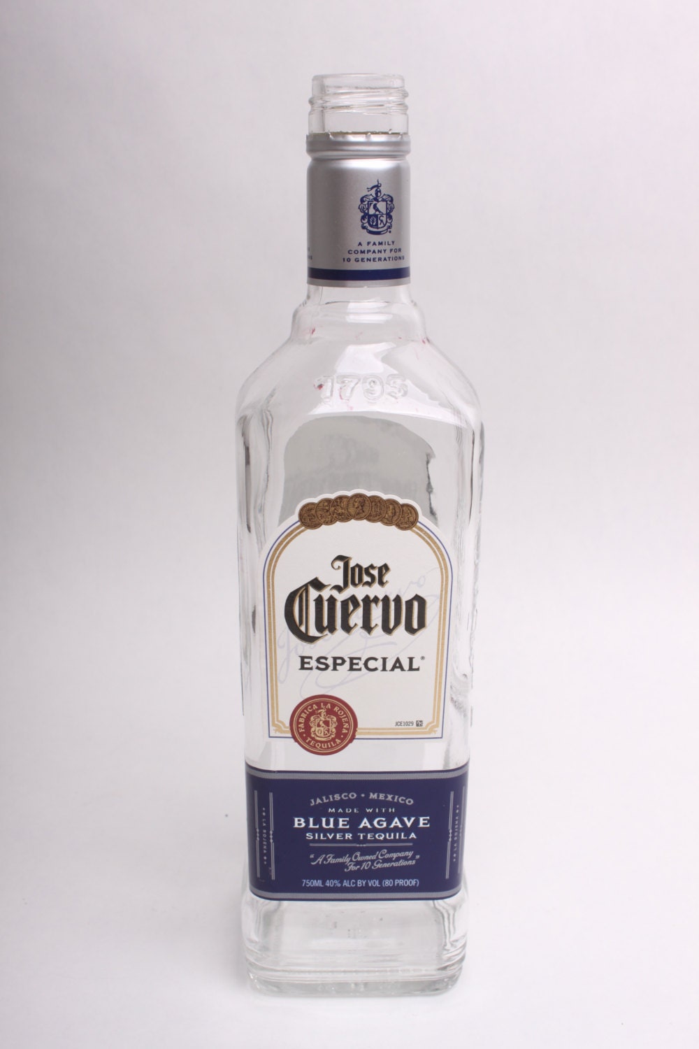 Empty Liquor Bottle Jose Cuervo Especial Tequila Blue Agave ...