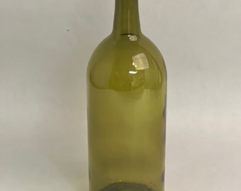 GROTE lege sterke drankfles — olijfgroen