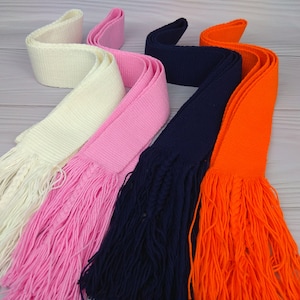 Hand Woven Cotton Sash Belt: Waist Band, Custom Tie Belts