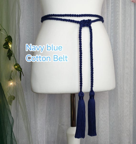 navy blue belt for dress Cobalt Blue Crossover Halter Neck Mini Dress | Mini Dress main image 0