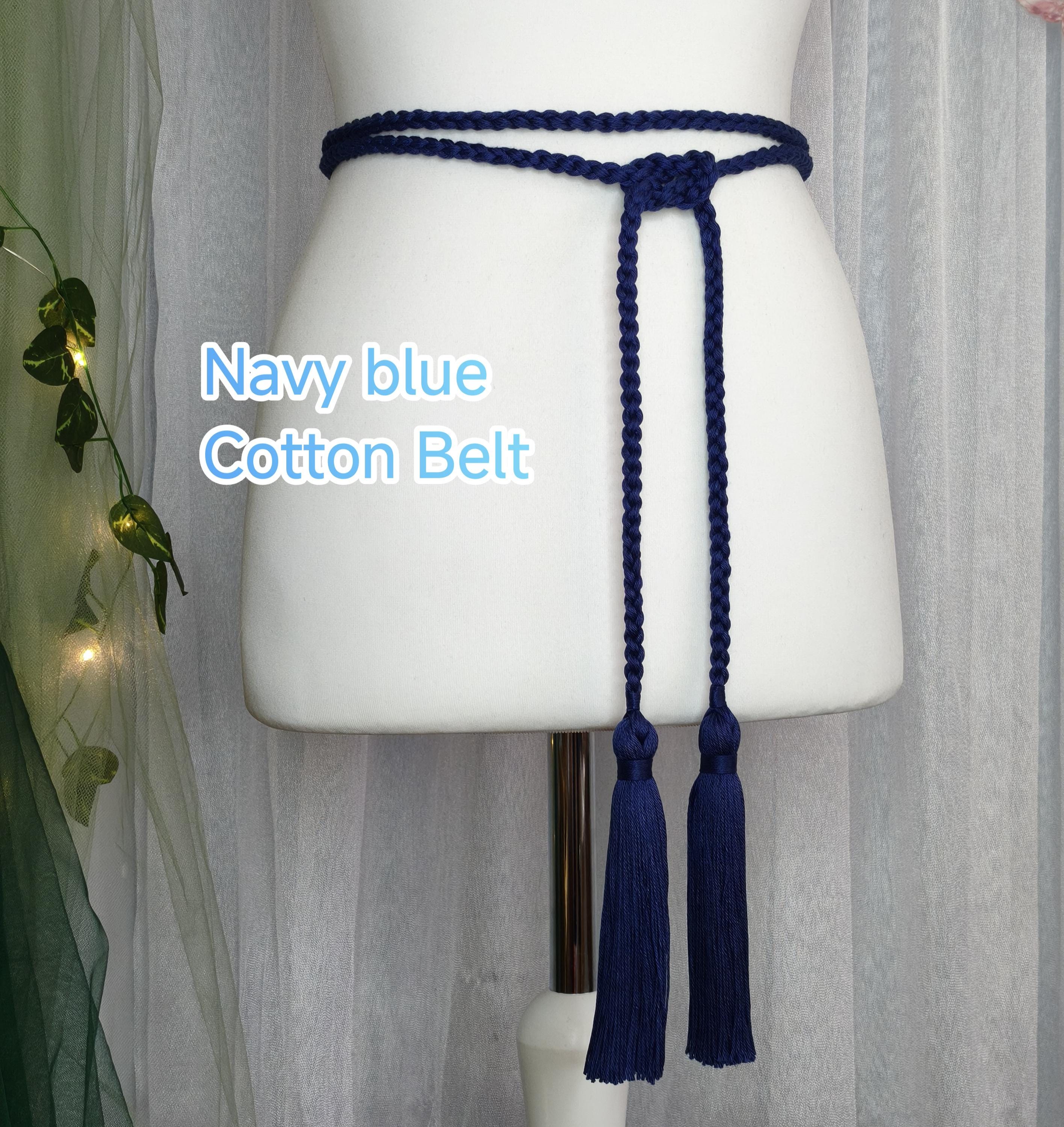 Navy Blue Belt for Dress