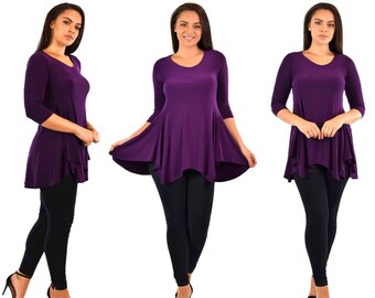 designer plus size tunics