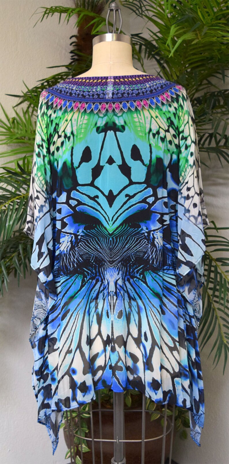 Gorgeous and Sensational Beaded Plus Size Caftan 1XL2XL and 3XL4XL
