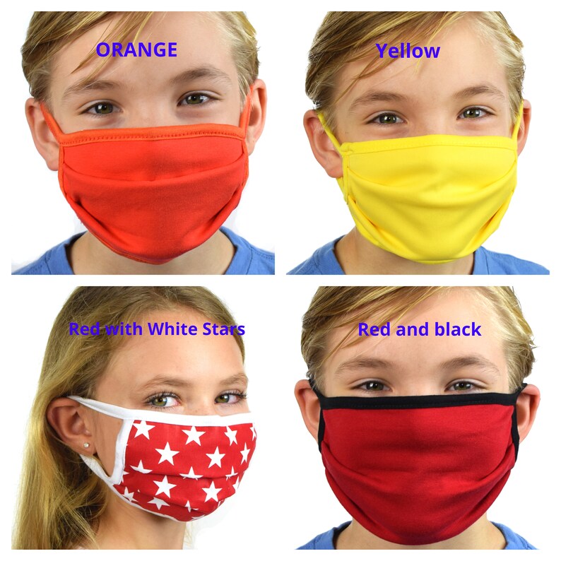 Kids Face Mask Child Face Mask 2 layer face mask Young kids Etsy