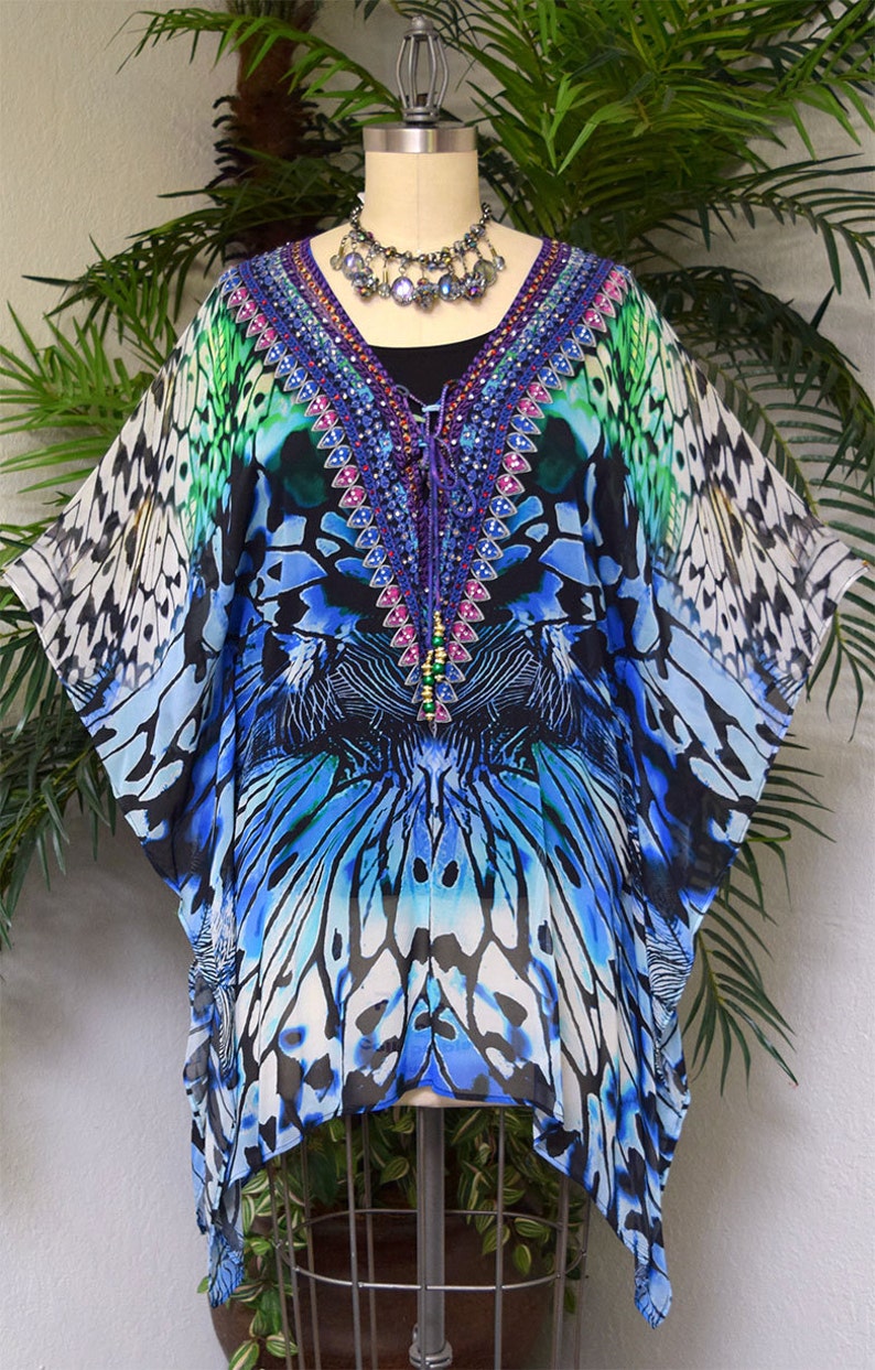 Gorgeous and Sensational Beaded Plus Size Caftan 1XL2XL and 3XL4XL