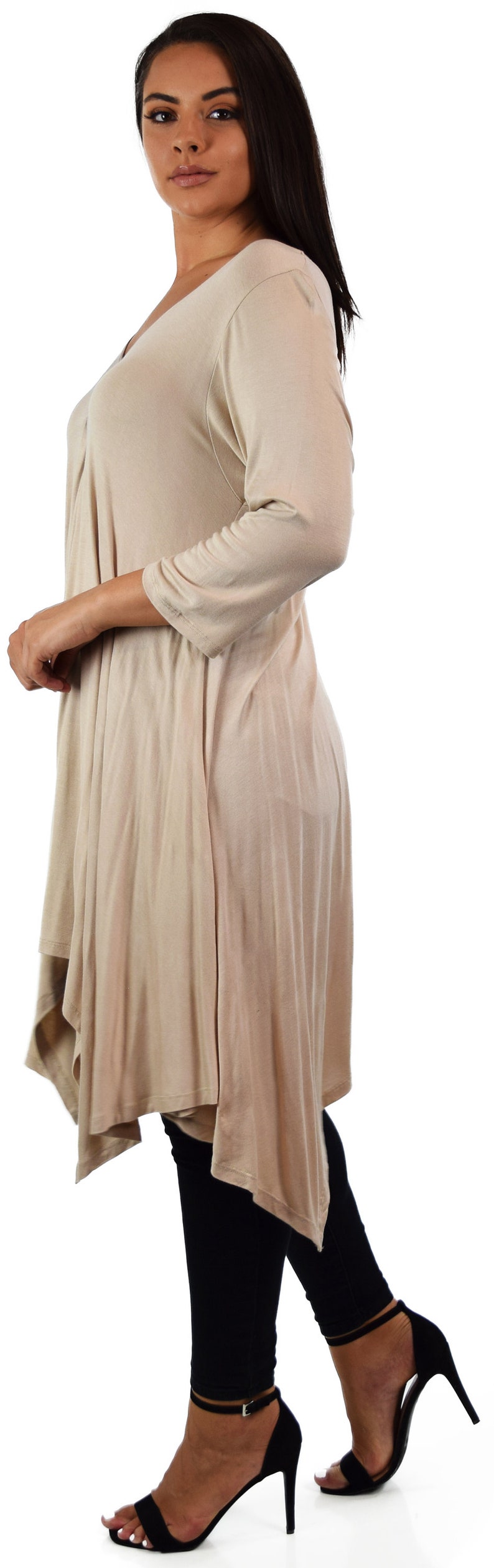silver tunic plus size