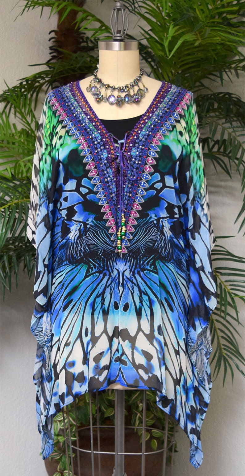 Gorgeous and Sensational Beaded Plus Size Caftan 1XL2XL and 3XL4XL