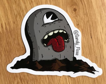 Grave Mistake Sticker | Die-Cut Window, Skateboard, Car, Wall Decal, Laptop Vinyl Sticker