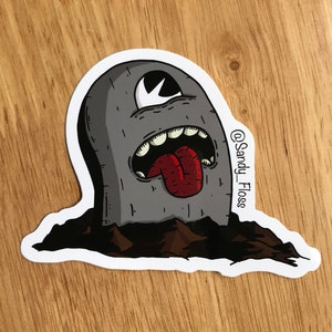 Grave Mistake Sticker | Die-Cut Window, Skateboard, Car, Wall Decal, Laptop Vinyl Sticker