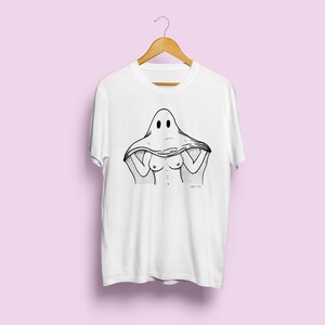 Boo-bies Tshirt Halloween Ghosts Horror Spoopy image 1