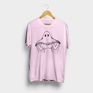 Boo-bies Tshirt Halloween Ghosts Horror Spoopy image 2