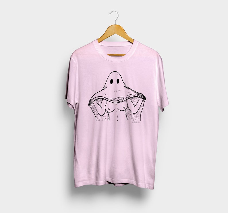 Boo-bies Tshirt Halloween Ghosts Horror Spoopy image 2