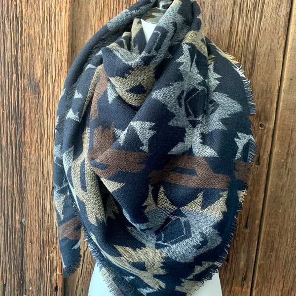Aztec Scarf Etsy