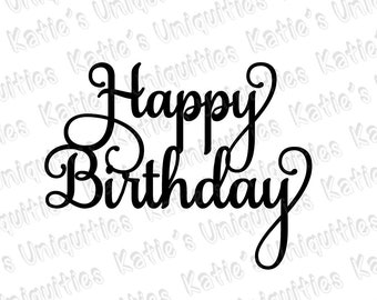 Download Birthday cake svg | Etsy