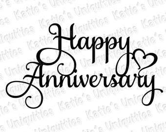 Download Anniversary svg | Etsy