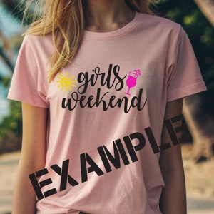 Girls Night Out SVG DXF PNG - Damen Nacht Digital Cut Datei für Cricut & Silhouette | Wochenend-Party-Design