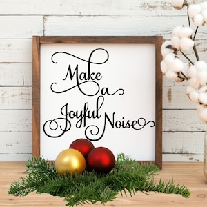 Make a Joyful Noise SVG DXF PNG Digital Cut File for use with cutting machines Cricut Silhouette