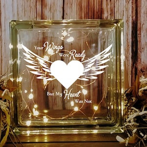 Your Wings Were Ready But Our Hearts Were Not My Heart Was Not Memorial Death Loss of Loved One SVG Digital Cut File Cricut Silhouette