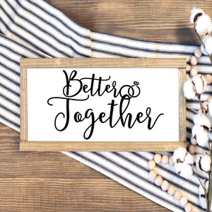 Mejor juntos casados comprometidos recién casados compromiso de boda SVG DXF PNG archivo de corte digital para su uso con máquinas de corte Cricut Silhouette
