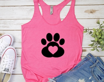 Paw Prints and Hearts Dog Puppy Lover Feet Footprints SVG DXF or PNG digital file for use with cutting machines Cricut Silhouette