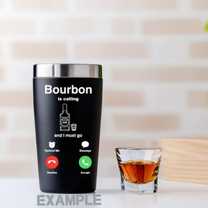 Bourbon is Calling and I Must Go iPhone Style Cut File for Cricut & Silhouette | Bourbon Call Screen SVG
