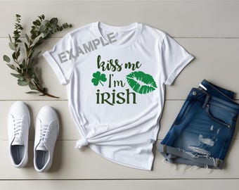 Kiss Me, Luck of the Irish, Love, Just a Wee Bit Irish SVG | St. Patrick's Day Digital Files for Cricut & Silhouette