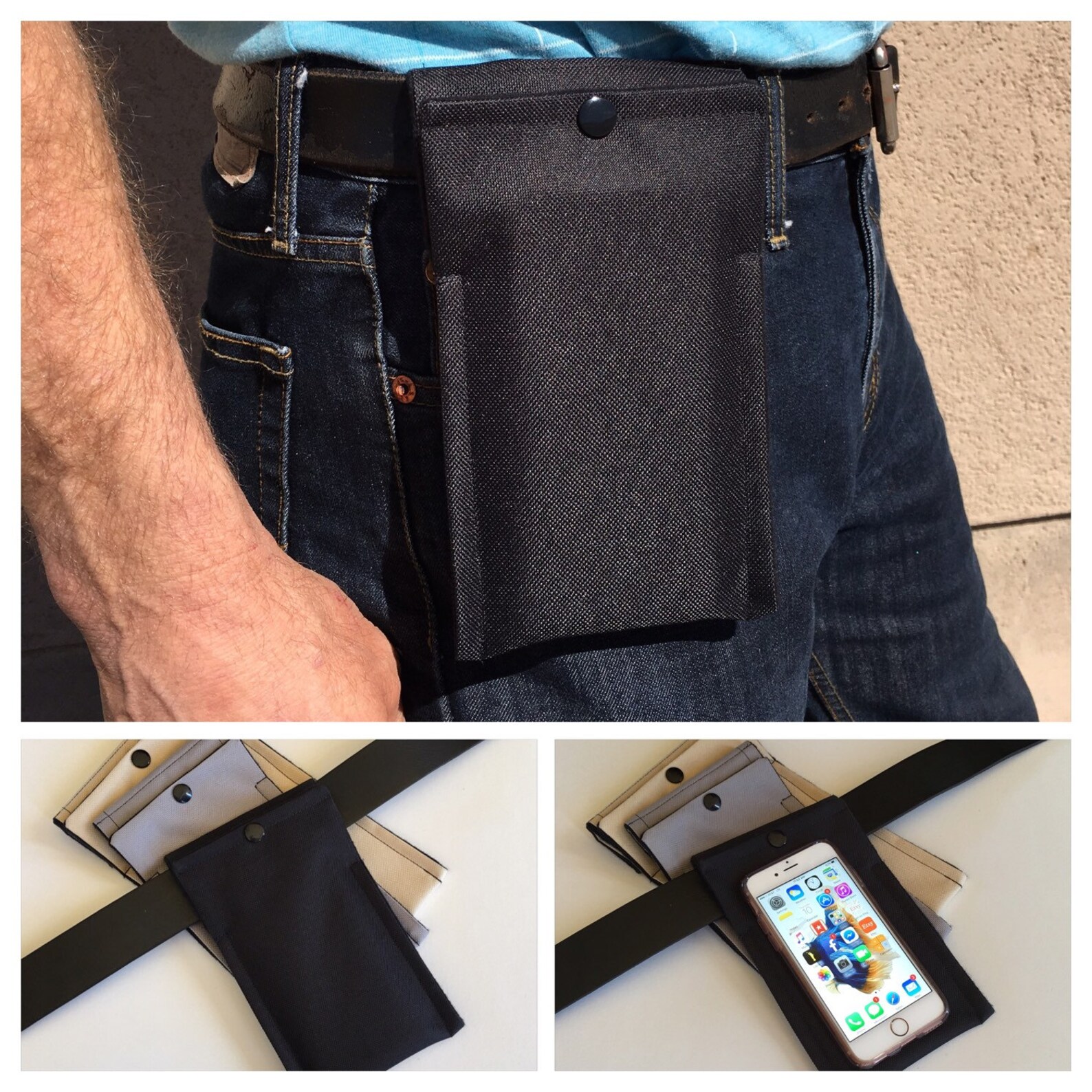 Étui de ceinture de téléphone cellulaire Portetéléphone Etsy France