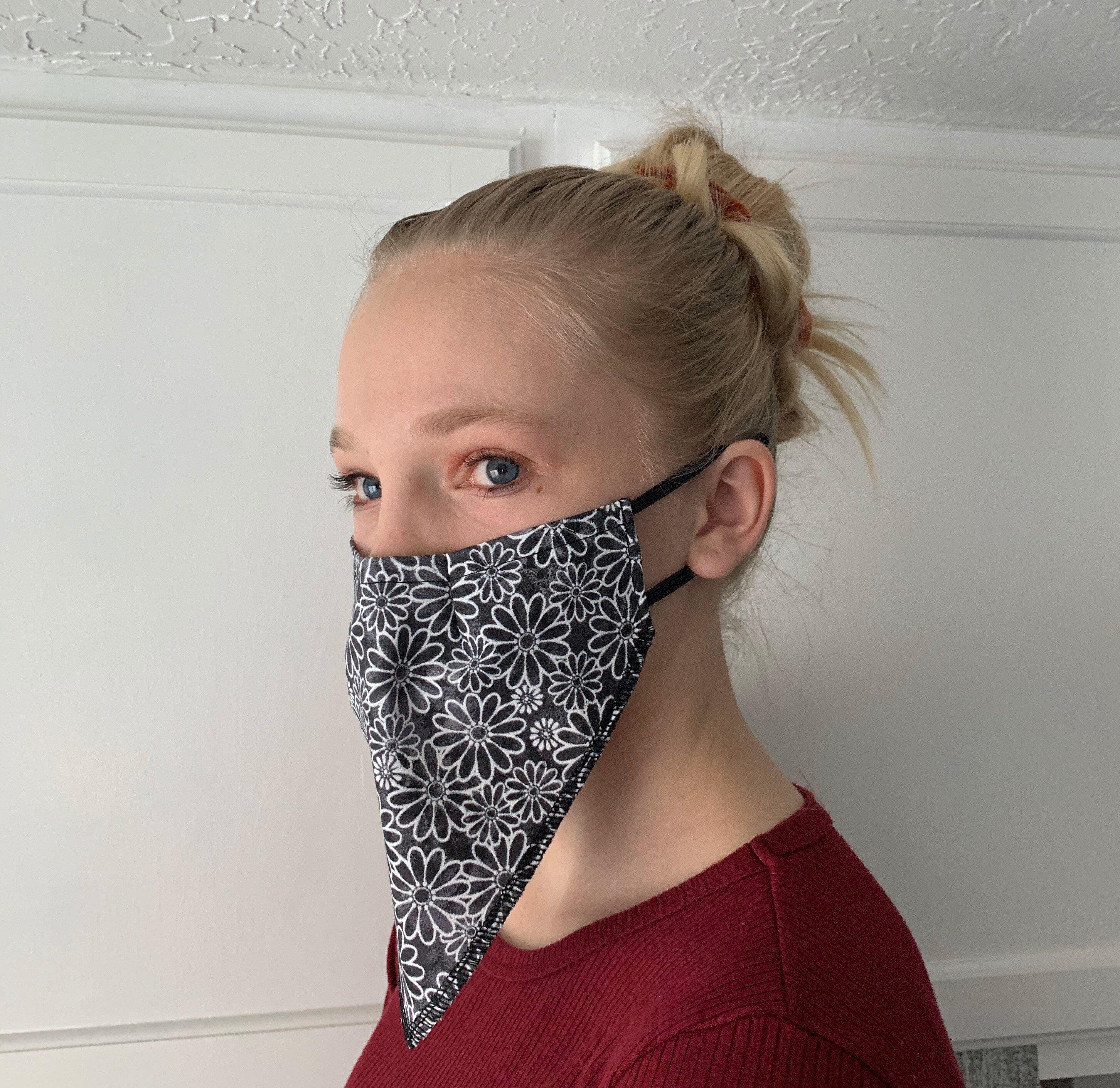 Bandana 1 Layer Face Mask Breathable Lightweight Kids Adults Etsy